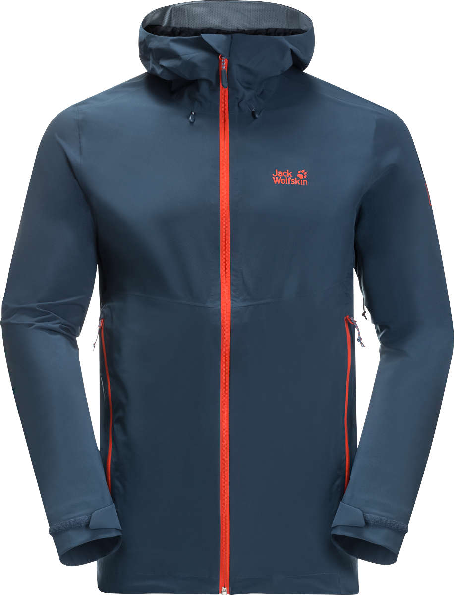Jack Wolfskin Mens Highest Peak 2.5L Waterproof Hardshell Jacket E Outdoor